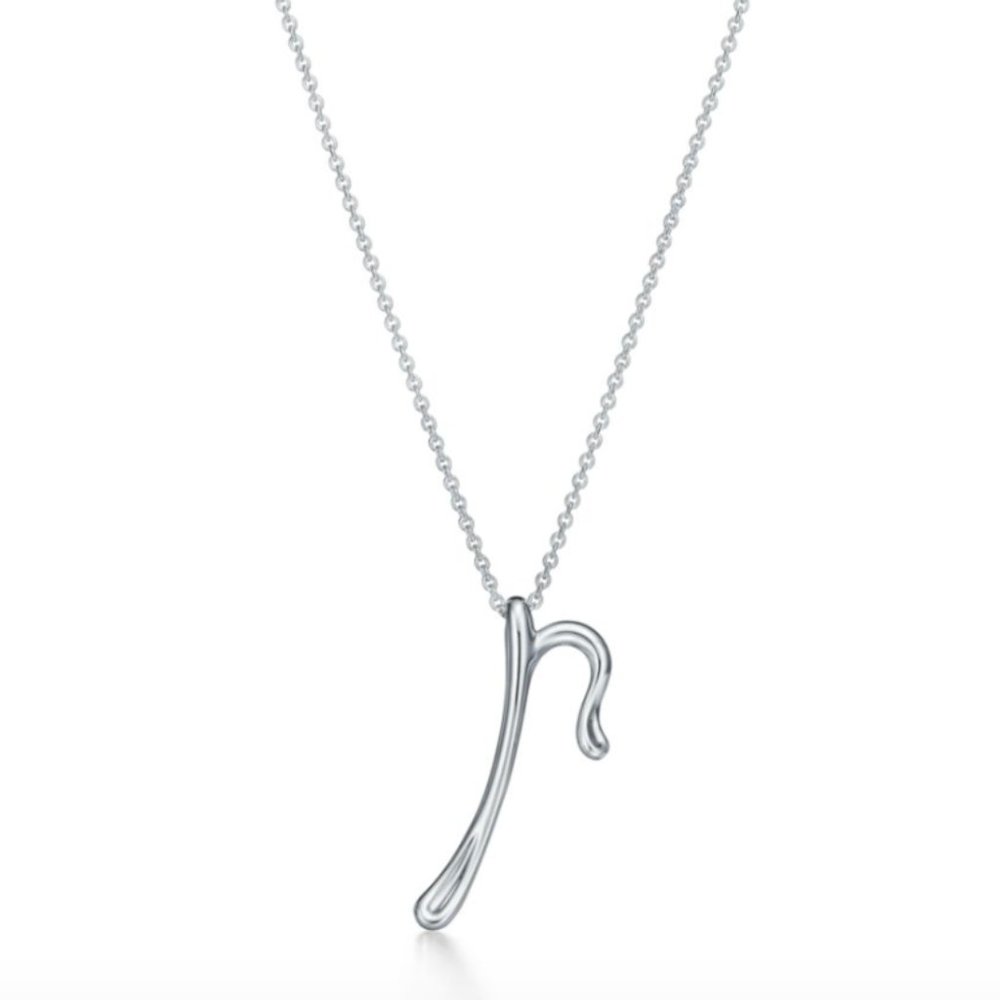 Elsa Peretti - Alphabet Letter P Silver Pendant
